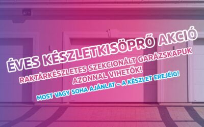 ÉVES KÉSZLETKISÖPRŐ AKCIÓ