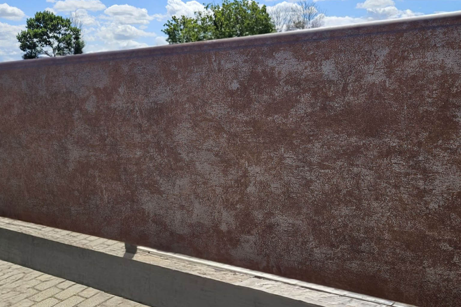 Corten hatású garázskapuk