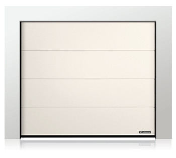 Garázskapu bordázat nélküli kivitellel