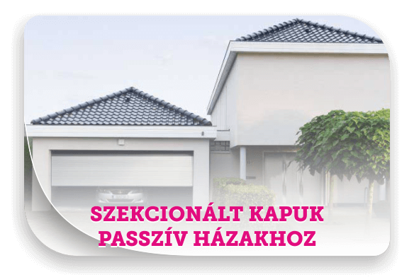 Jola Szekcionált Kapuk Passzív Házakhoz