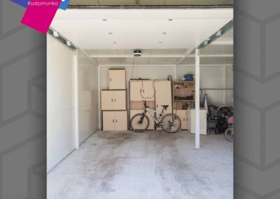 Szekcionált garázskapu Nagykanizsán, JOLA kivitelezésben