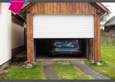 Zalalövő: helytakarékos redőnykapu telepítés, motorizálható garázskapu