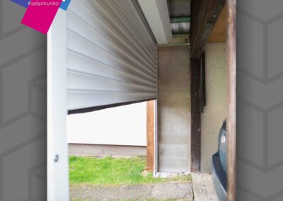 Zalalövő: Redőnykapu telepítés a helytakarékos garázsbeállóhoz